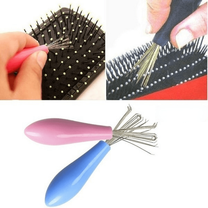 Cleaning Brush For Hair Combs - Plastic Handle For Easy Removal Of Dirt And  Dust - Embedded Beauty Tool For Cleaning And Maintenance - Temu