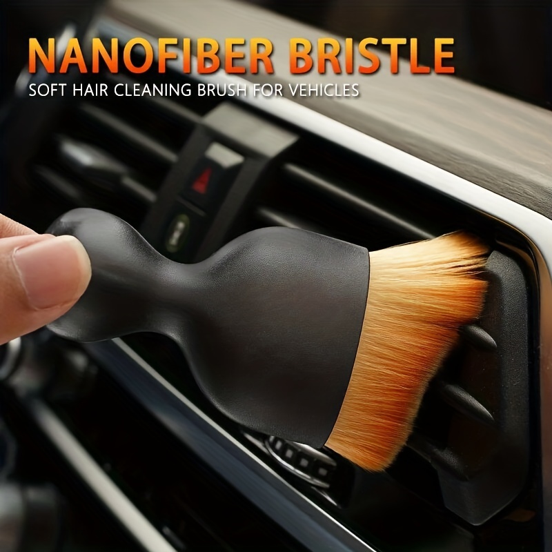 Reheyre Car Air Conditioning Vent Cleaning Brush - Soft Bristles For  Automotive Dashboard Dusting & Detailing - Temu