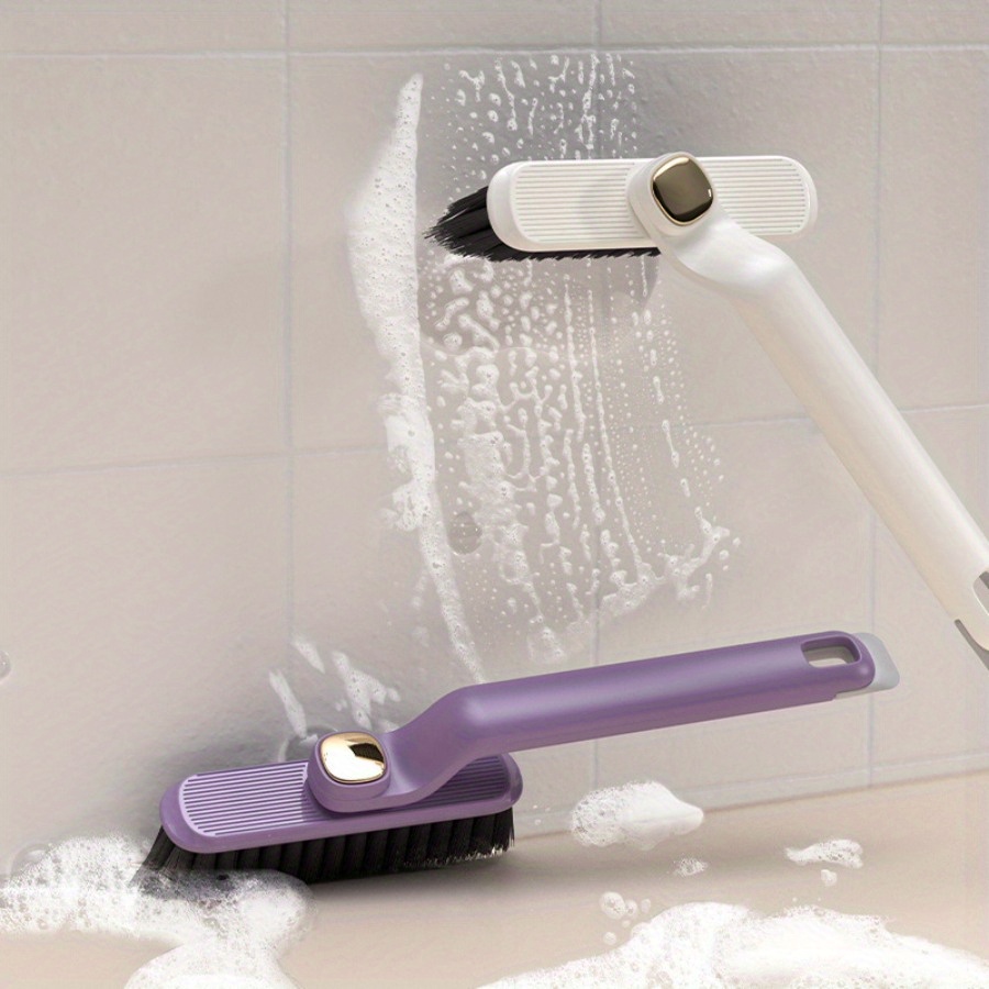 Spazzola lavapavimenti 4 in 1 spazzole per pavimenti con tergipavimento  spazzola per la pulizia delle setole rigide a forma di V per il lavaggio  delle finestre spazzola per fessure