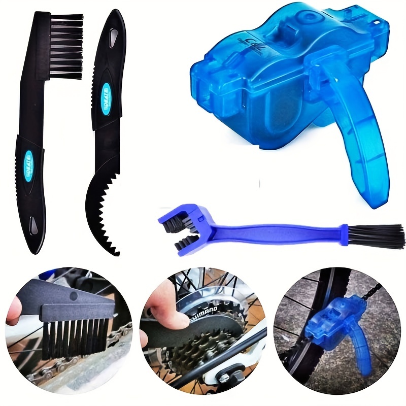 Bike Chain Cleaner Bicycle Motorcycle Chain Cleaning Brush Dual