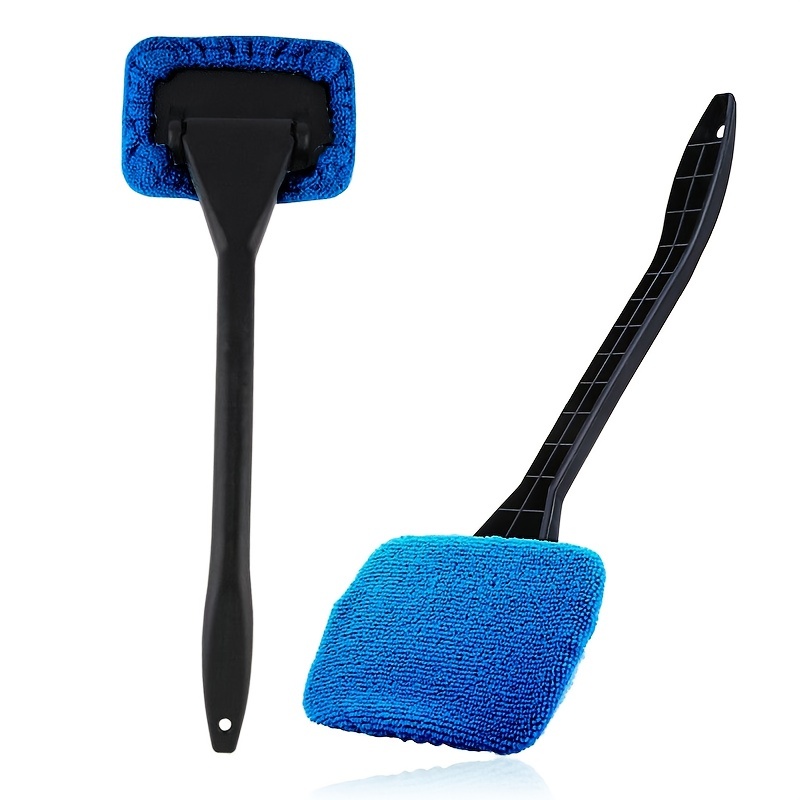 Alloet 3-in-1 Glass Wiper Double-sided Window Cleaner Brush Home Cleaning  Tools (Blue)