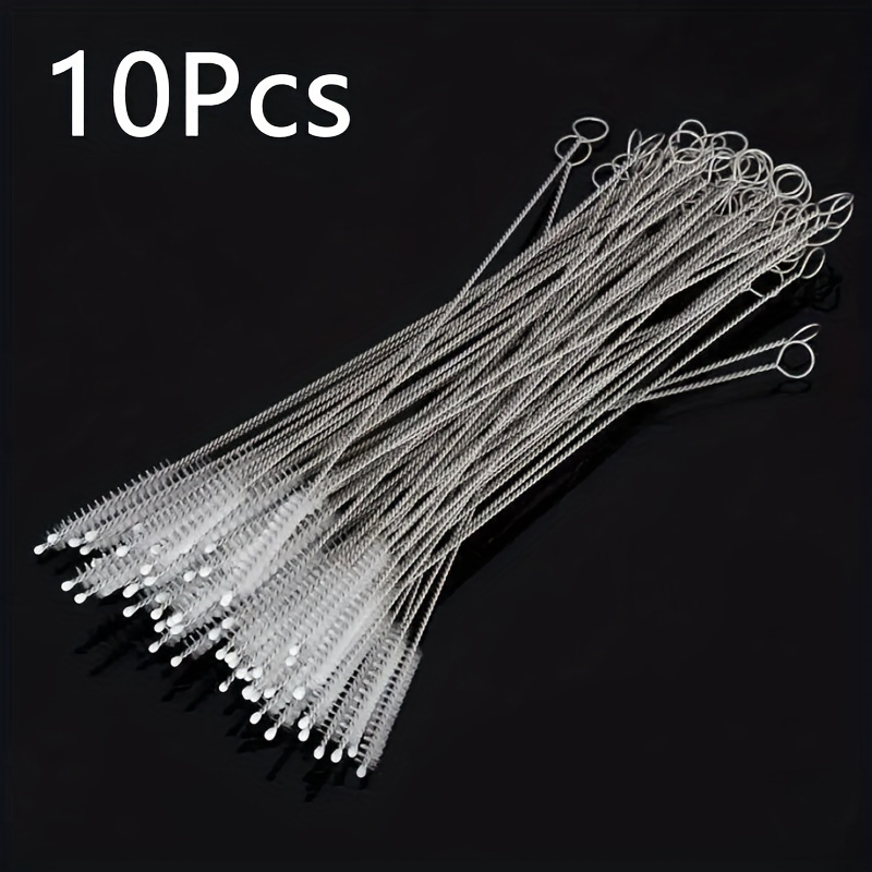 Wholesale Colorful 10pcs Nylon Tube Brush set Kit Nylon Skinny Pipe Cleaner  Set for Drinking Straws / Glasses / Jewelry Cleaning From m.