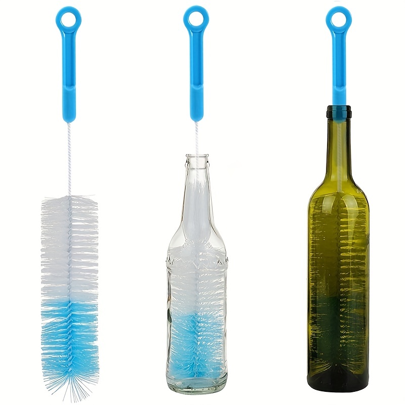 Turbo Microfiber Bottle Brush Cleaner Pack - Set of 5 Bottle Brushes for  Cleaning Baby Bottles, Water Bottles, Tumblers, Wine Decanters, Flask,  Bong