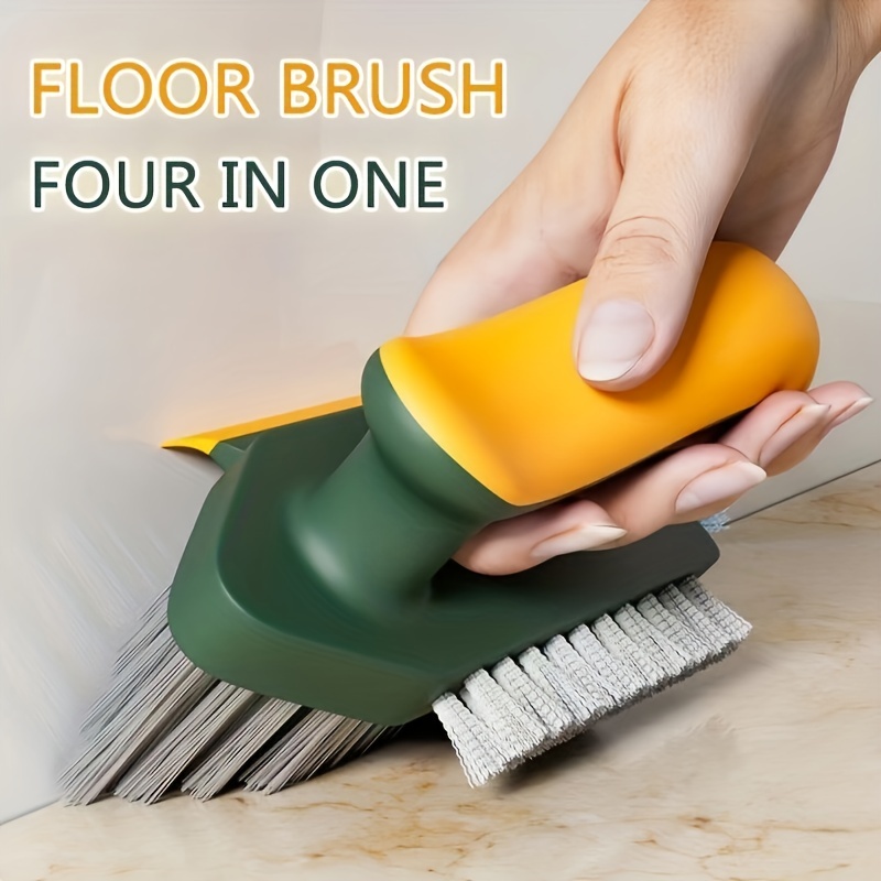 Multifunction 4 In 1 Brush Floor Seam Brush Scraping Brush Integrated  Bathroom Floor Brush Corner Crevice
