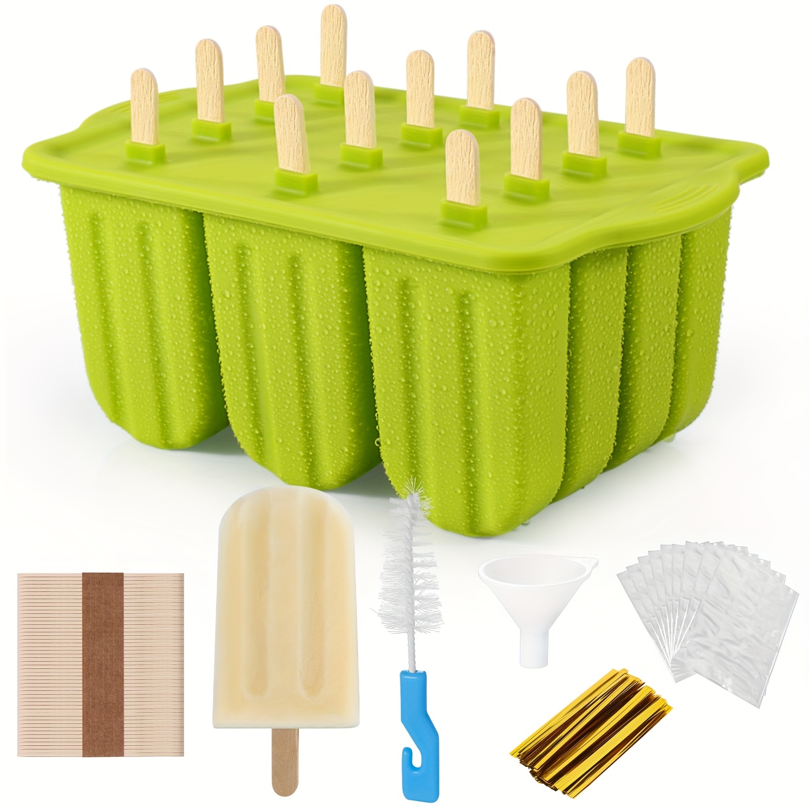 Ice Cream Mold, Homemade Popsicle Mold With Storage Box, 8 Compartment  Popsicle Mold, Ice Popsicle Mold, Ice Cube Making Tools, Ice Lolly Popsicle  Boxes, Kitchen Tools, Back To Schools Supplies - Temu