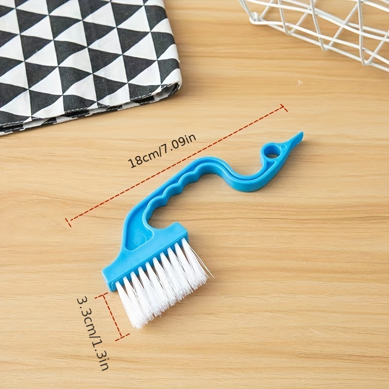 3PCS Crevice Cleaning Brush,Bathroom Gap Cleaning Brush,Hand-held Groove  Deep Cleaning Brush for Shutter Door Window Track Kitchen, Multifunctional