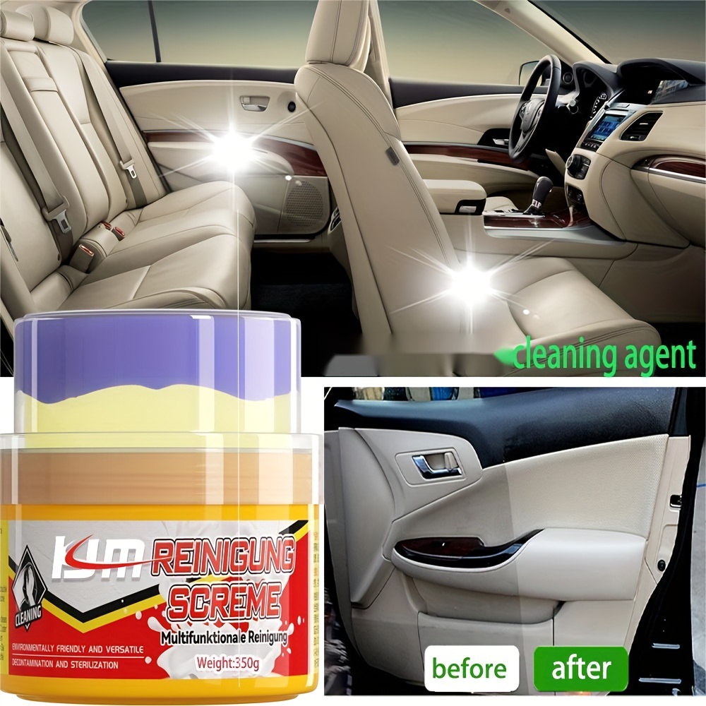 1PCS 50ml Auto Care Inner Car Interior Wax-Seat Polish Dashboard Cleaner