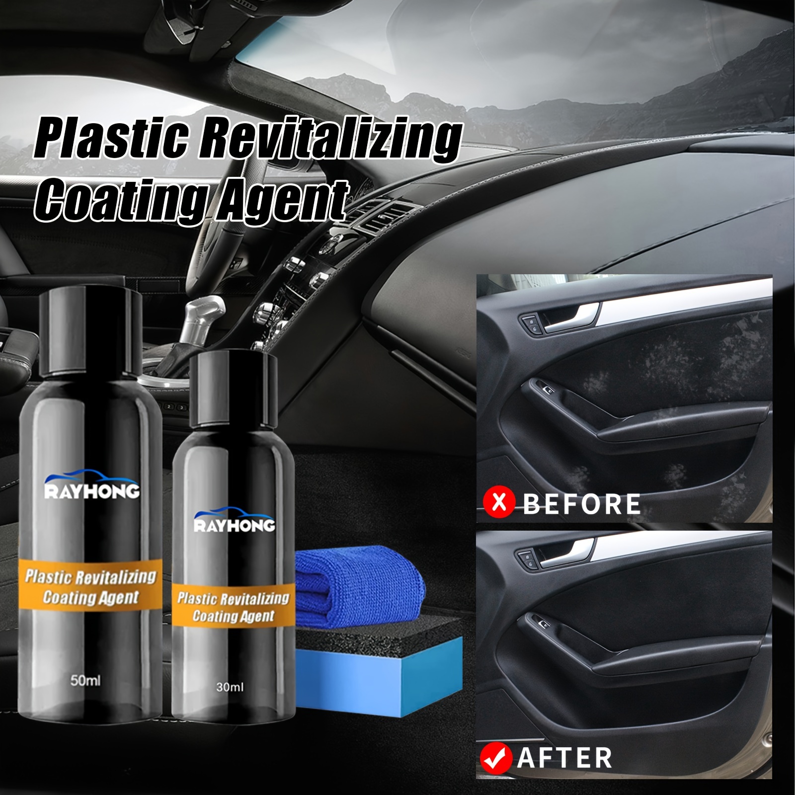 50ml Car Cleaning Putty Reusable Plastic Revitalizing Coating Agent Nano  Plastic Refreshing Coating Plastic Parts Refurbish - AliExpress