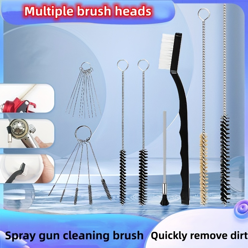 10pcs Shower Head Cleaning Brushes, Mini Orifice Brush, Multi