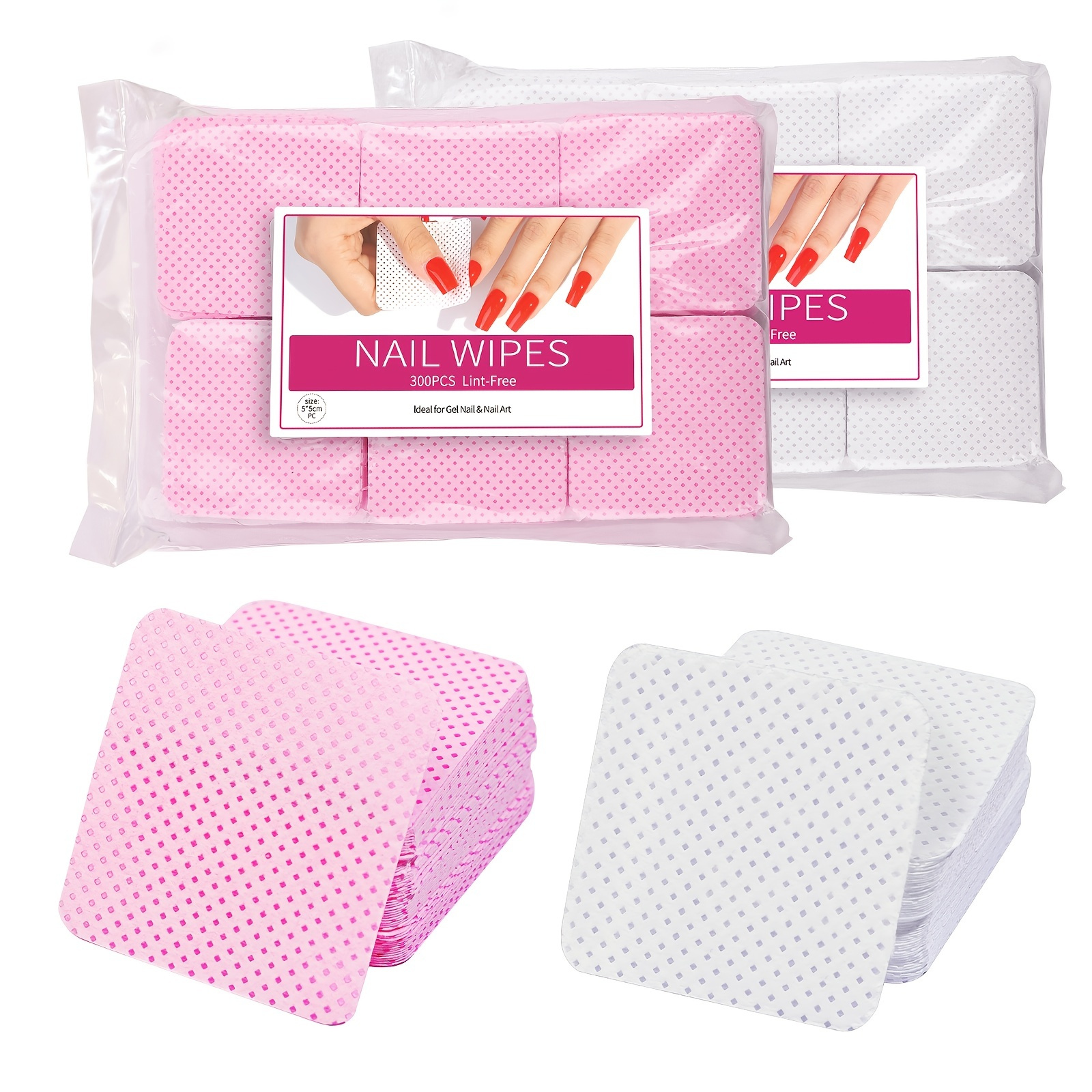 Premium Lint free Nail Wipes Gel Polish Removal Manicure - Temu