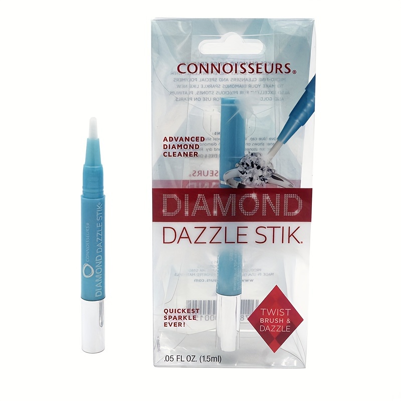  CONNOISSEURS Diamond Dazzle Stik & Gold & Silver Jewelry  Cleaner Wipes Bundle