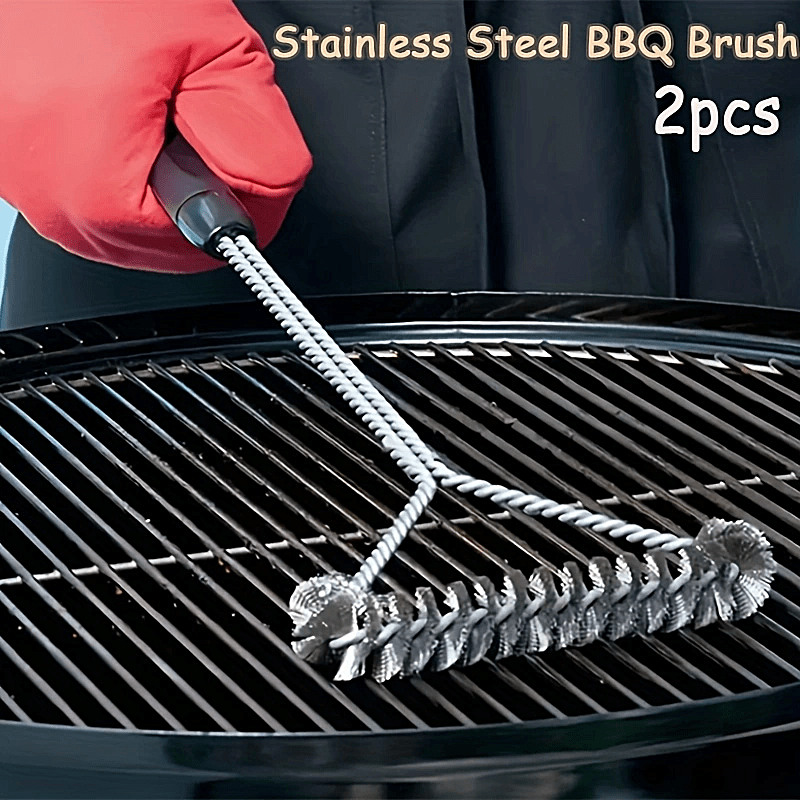 Barbecue Grill Outdoor Steam Cleaning Oil Brushes BBQ Cleaner Suitable For Charcoal  Scraper Gas Accessories Cooking Kitchen Tool - AliExpress