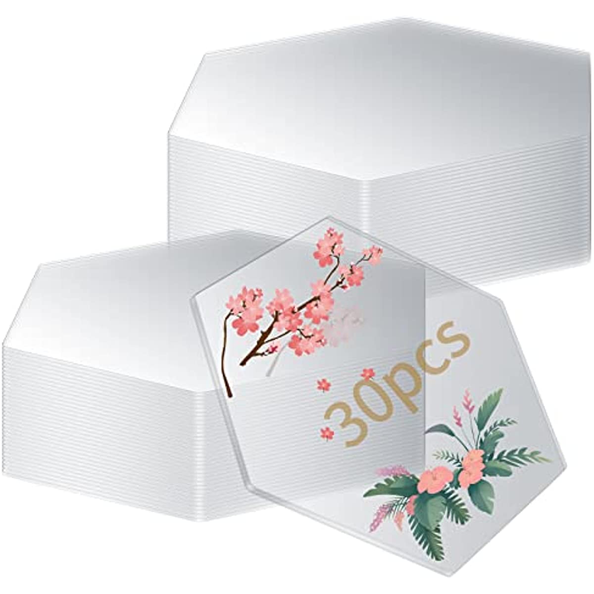 3.94in Square Transparent Acrylic Stamp Block Clear - Temu