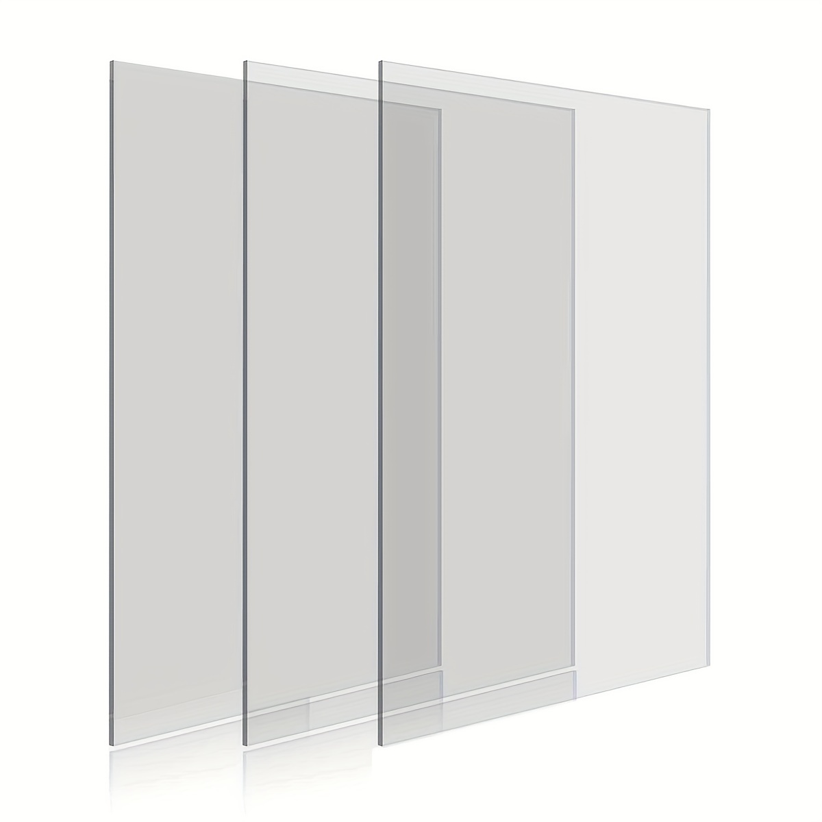 Feuilles d’acrylique transparent Plexiglas Feuille de plastique 1mm  d’épaisseur Feuilles d’acrylique transparent Peinture sur verre Panneau  acrylique