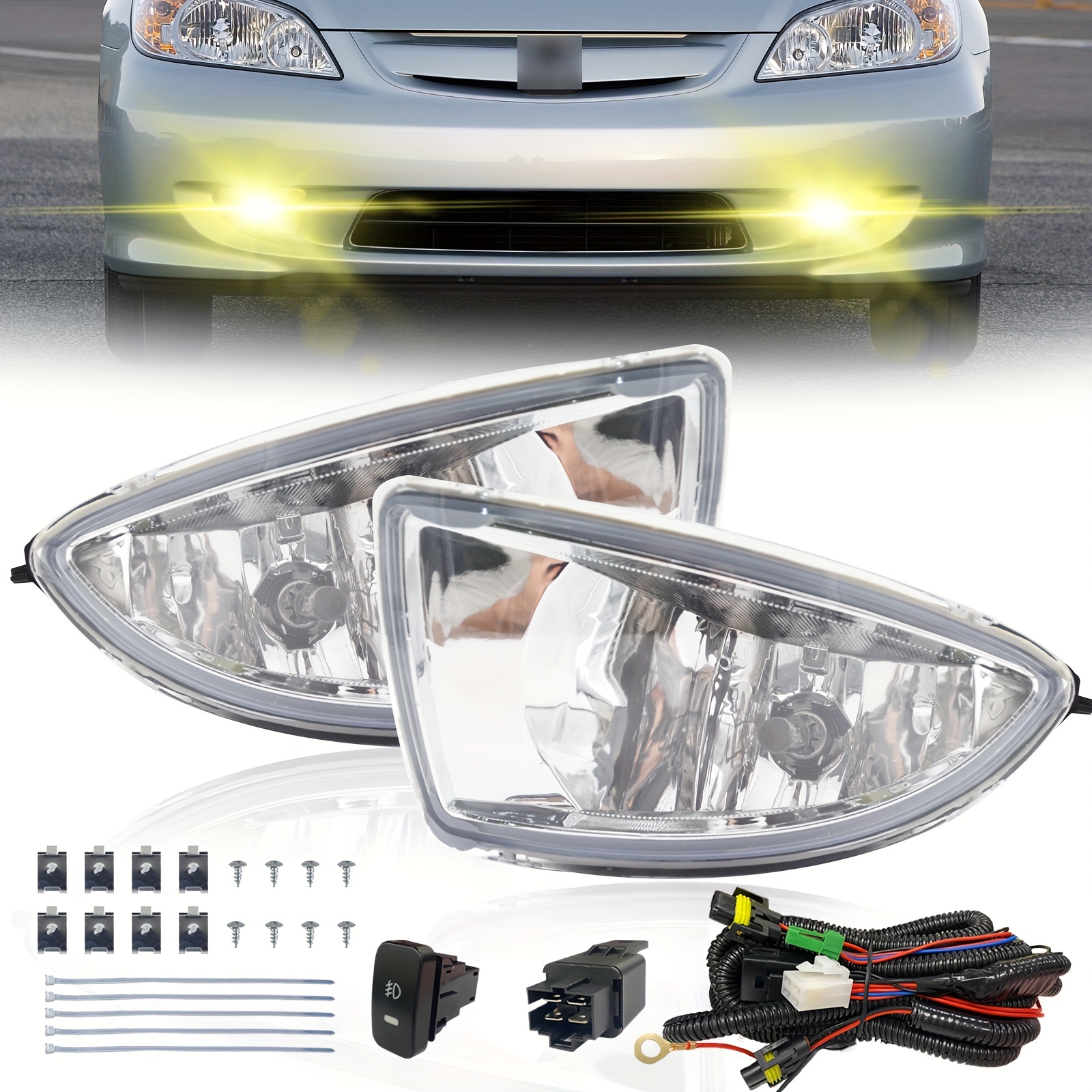 2x LED Dynamic Side Mirror Turn Signal Light For Honda Civic 8th 06-11  Hatchback