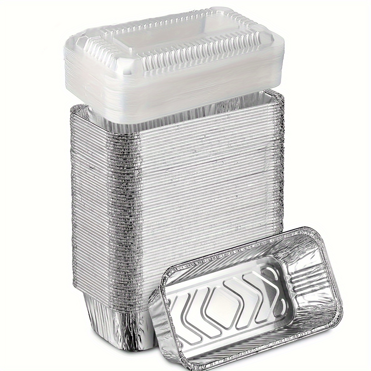 Mini Loaf Baking Pans Disposable Aluminum Foil 1lb Capacity Small