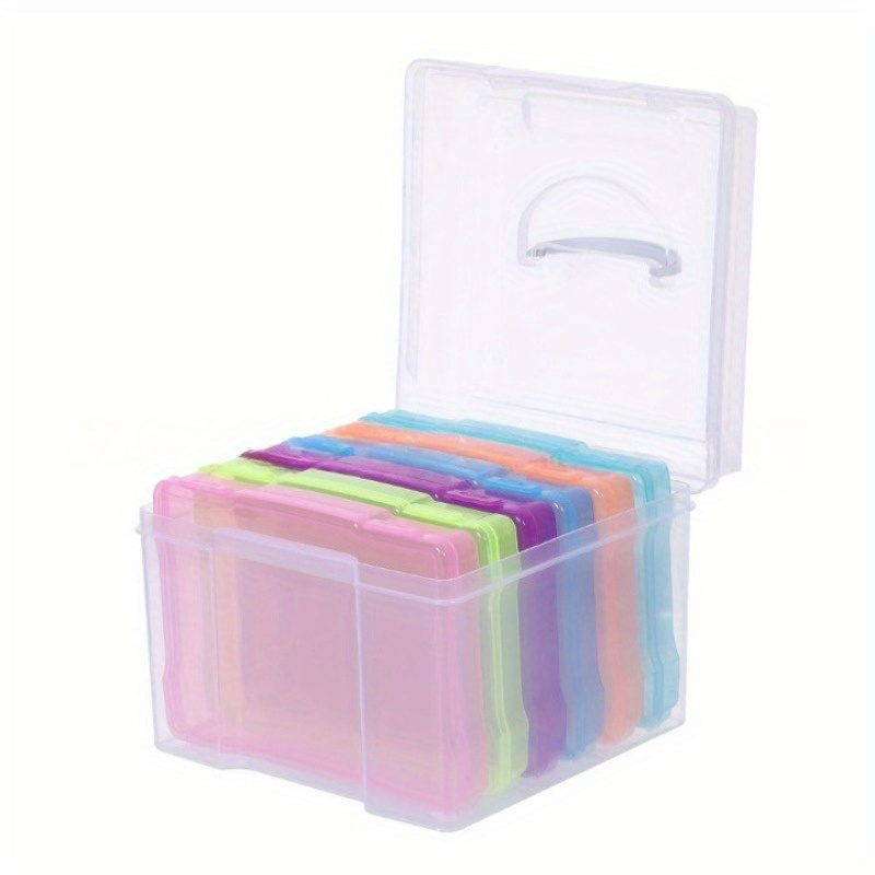 Large Handle Case With Inner Storage Box Photo Cases Craft - Temu