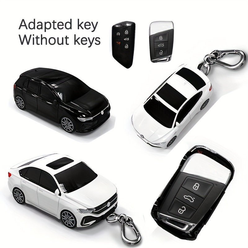 1set Keychain & Parking Number Plate & Car Key Case Compatible With Toyota, Key  Fob Cover