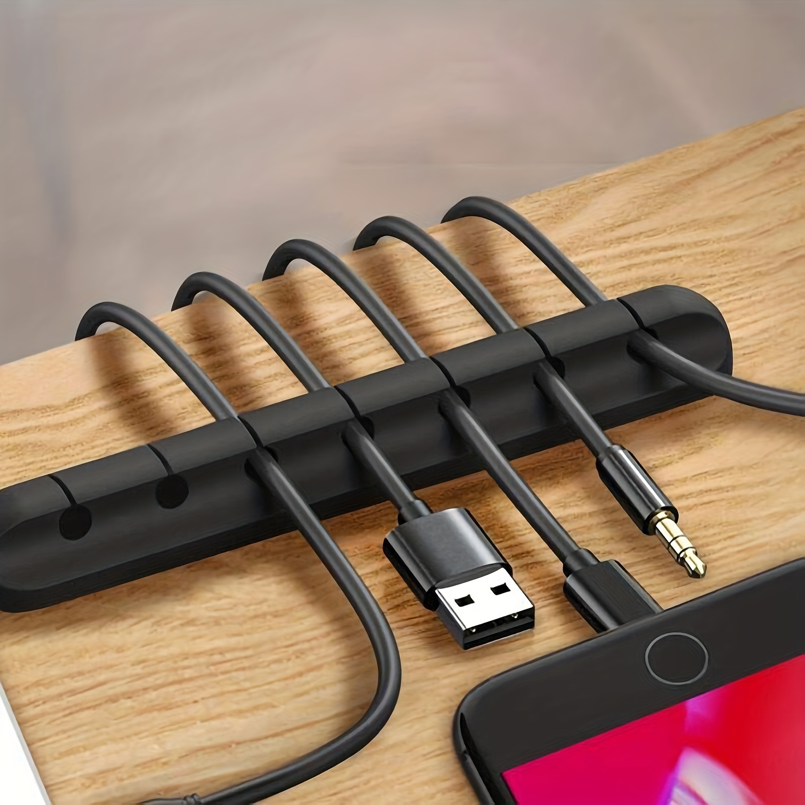 Cable Clips The Ultimate Cord Holder Cable Organizer For - Temu