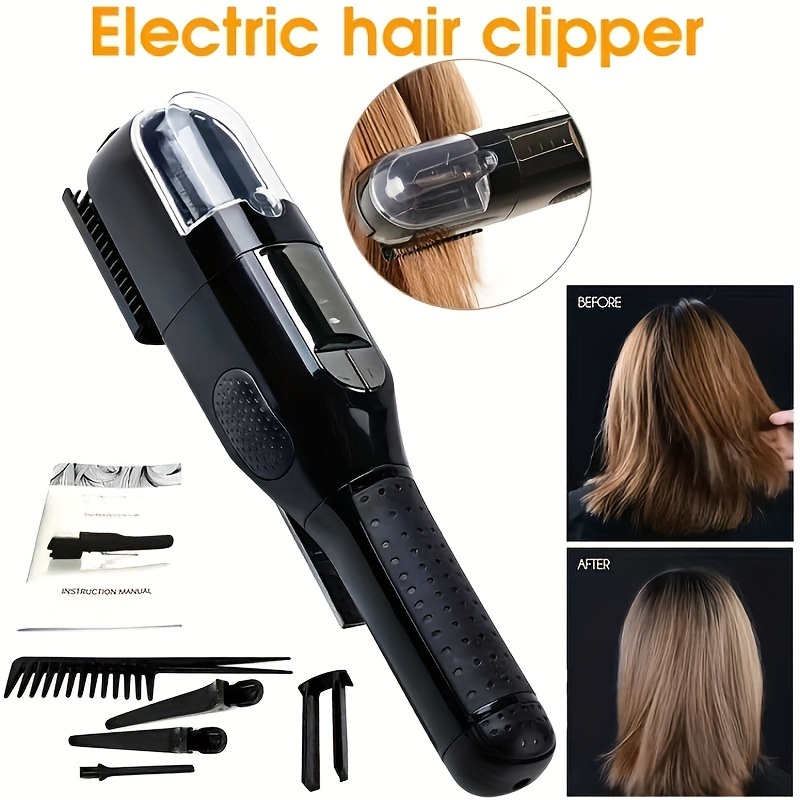 Split Ender Pro 2 Hair Breakage Tool Automatic Cut Split End Remover,  Trimmer for Broken, Dry, Damaged, Brittle and Frizzy Split Ends, Men &  Women Healthy Beauty Personal Care - Black