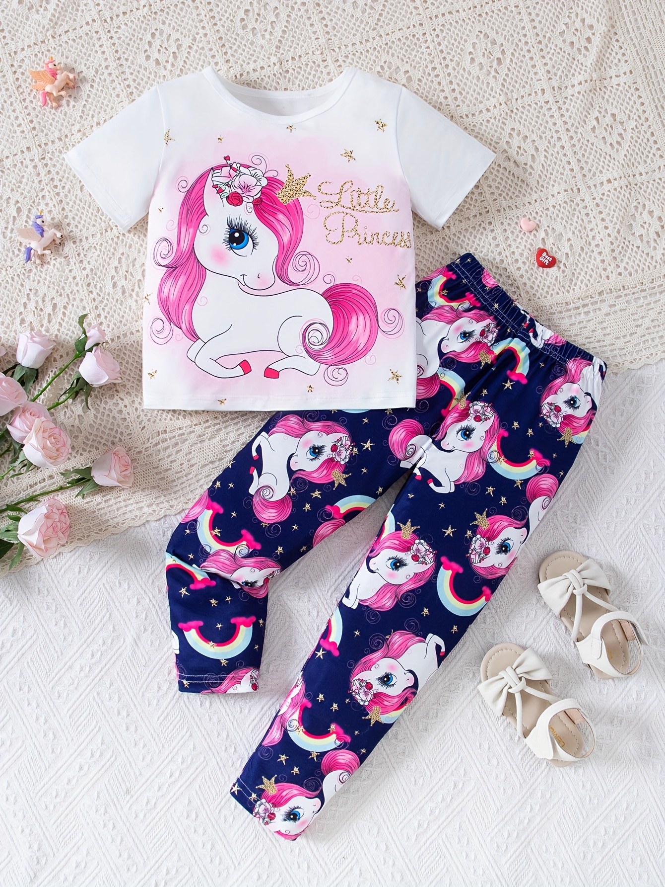 Ropa de niña de unicornio hot sale