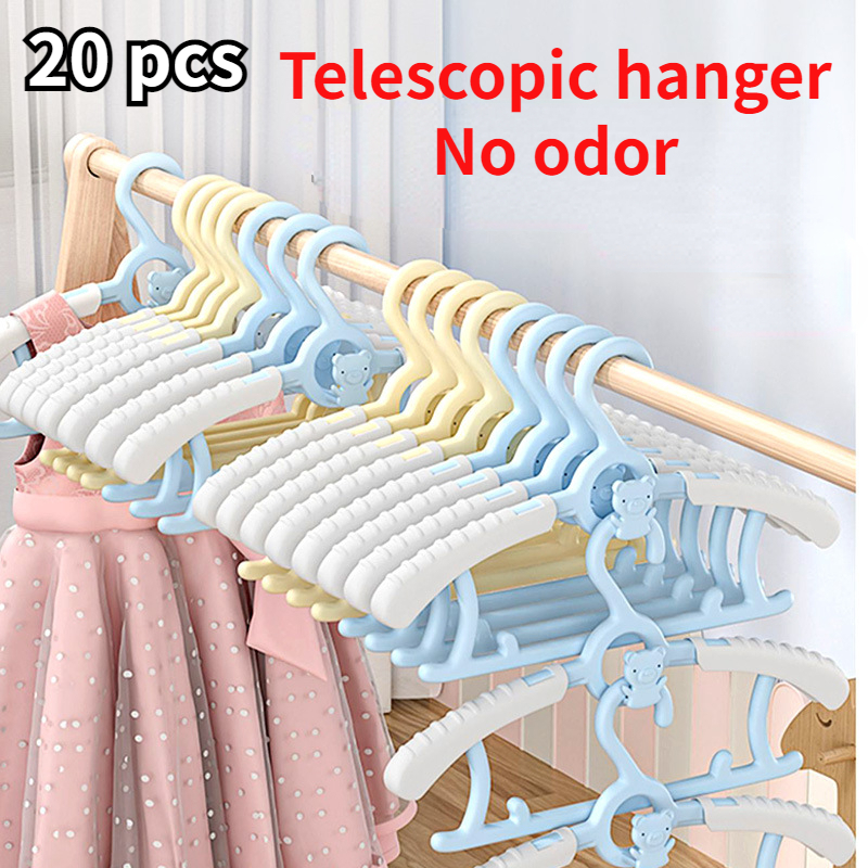  OFFSCH 10pcs Toy Net Childrens Hangers for Clothes Kids Clothing  Rack Nursery Laundry Hangers Clothes Cabinet Small Extendable Hanger Kids  Clothes Hanger Girl Plastic Toddler Coat : Home & Kitchen