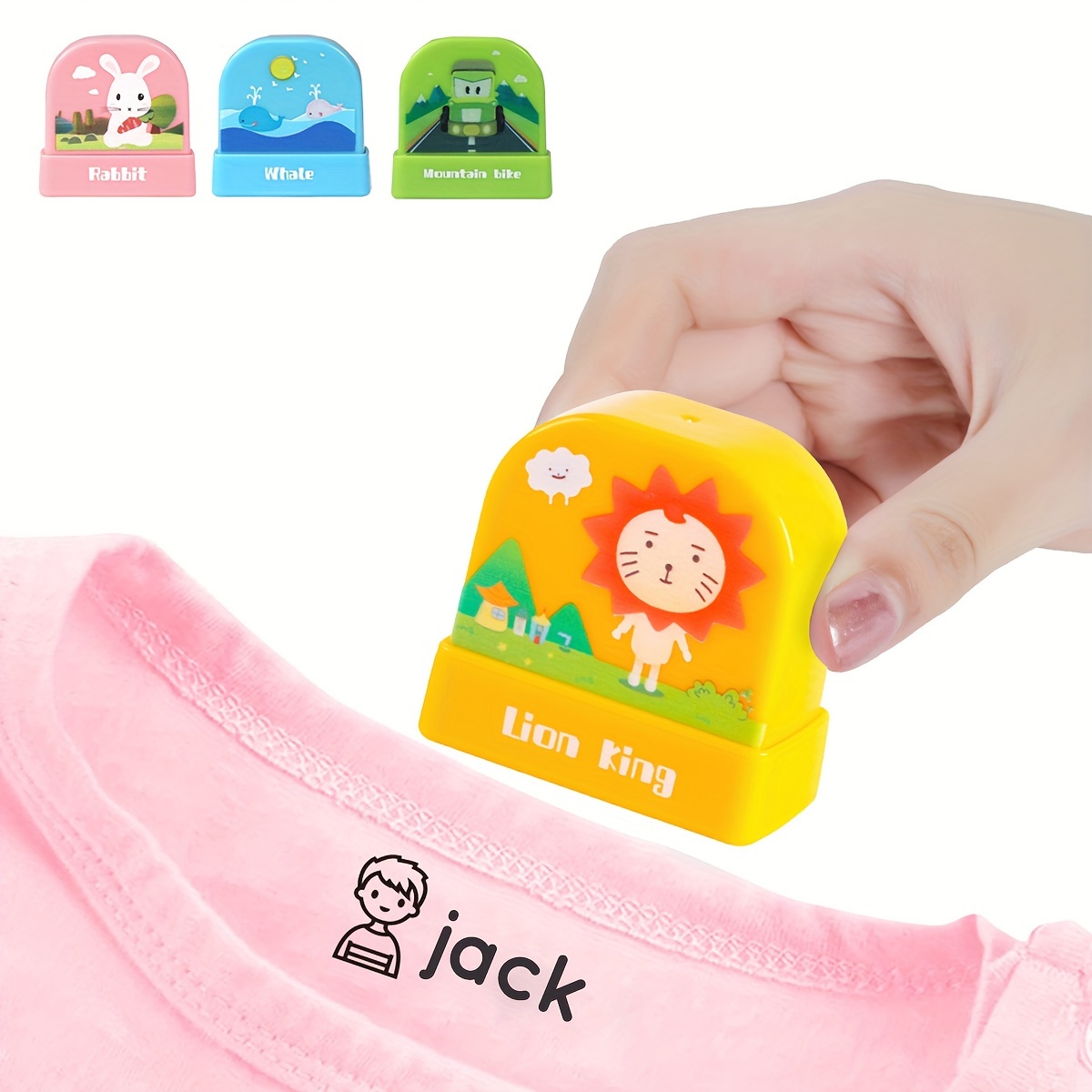  Name Stamp for Clothing Kids,The Name Stamp for Kids Clothes,  (Dinosaur) : Arts, Crafts & Sewing