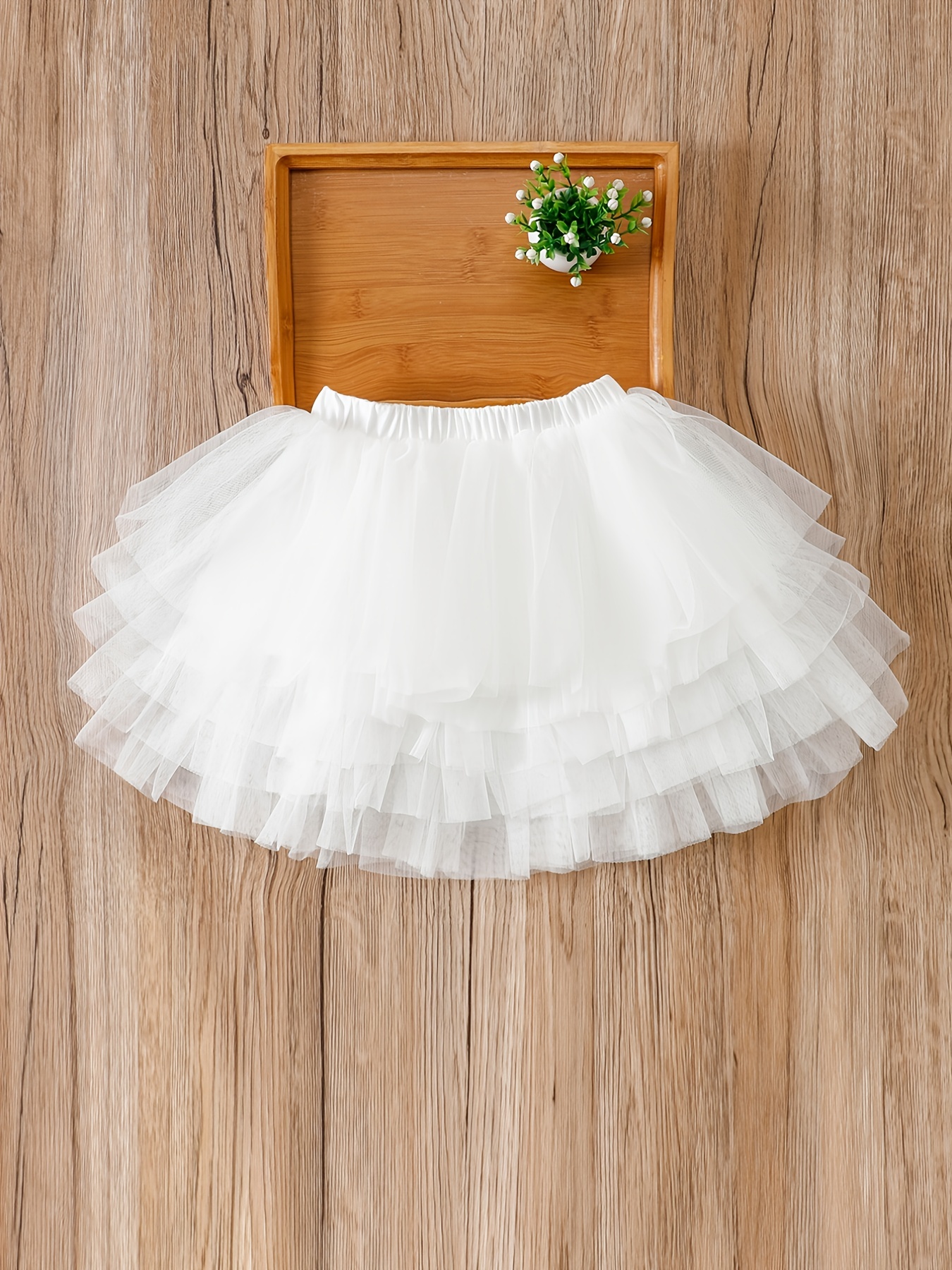 Vestido de tutú chica flor blanca, vestido blanco de niña flor de tutú, se  puede hacer en diferentes colores -  México