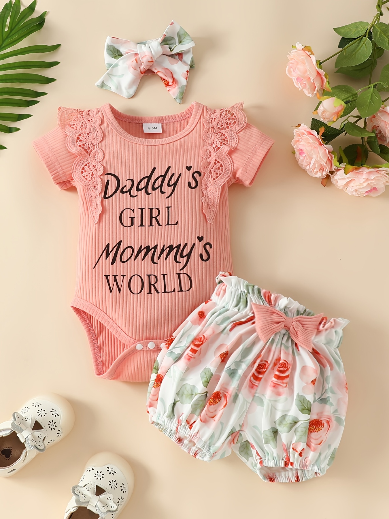 Acheter 0-8 mois bébé fille vêtements ensembles nouveau-né bébé