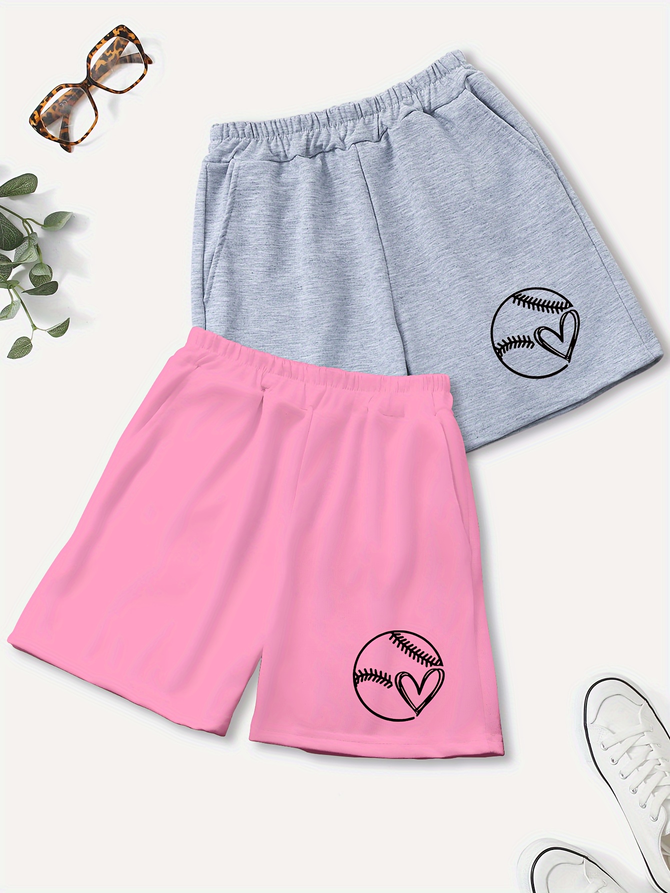 Girls pink hotsell basketball shorts