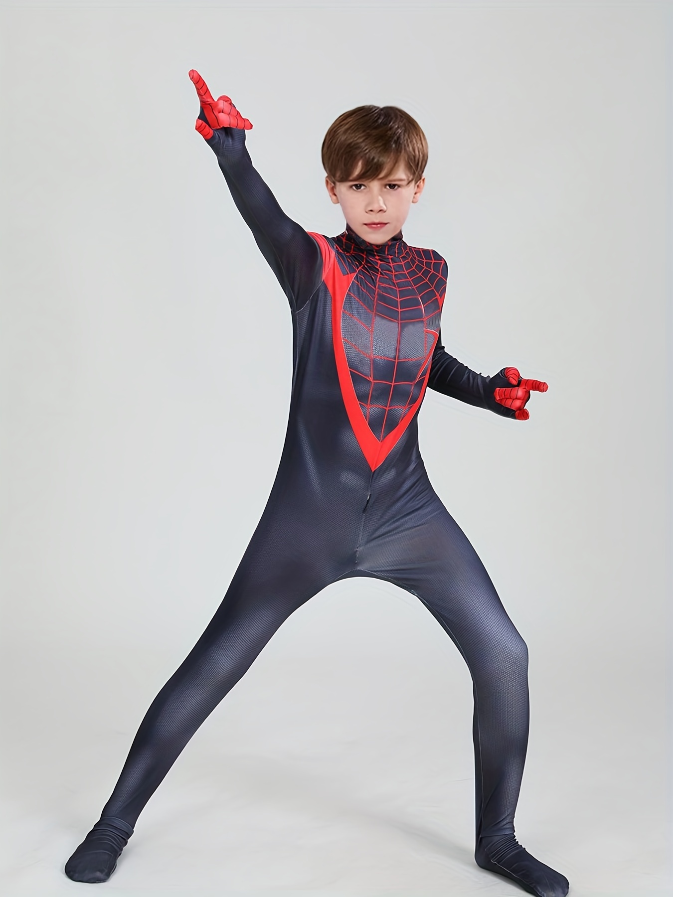 Black Panther Kids Boys Cosplay Costume Superhero Fancy Dress Up Jumpsuit  Party Halloween Carnival Performance Outfit Birthday Gift