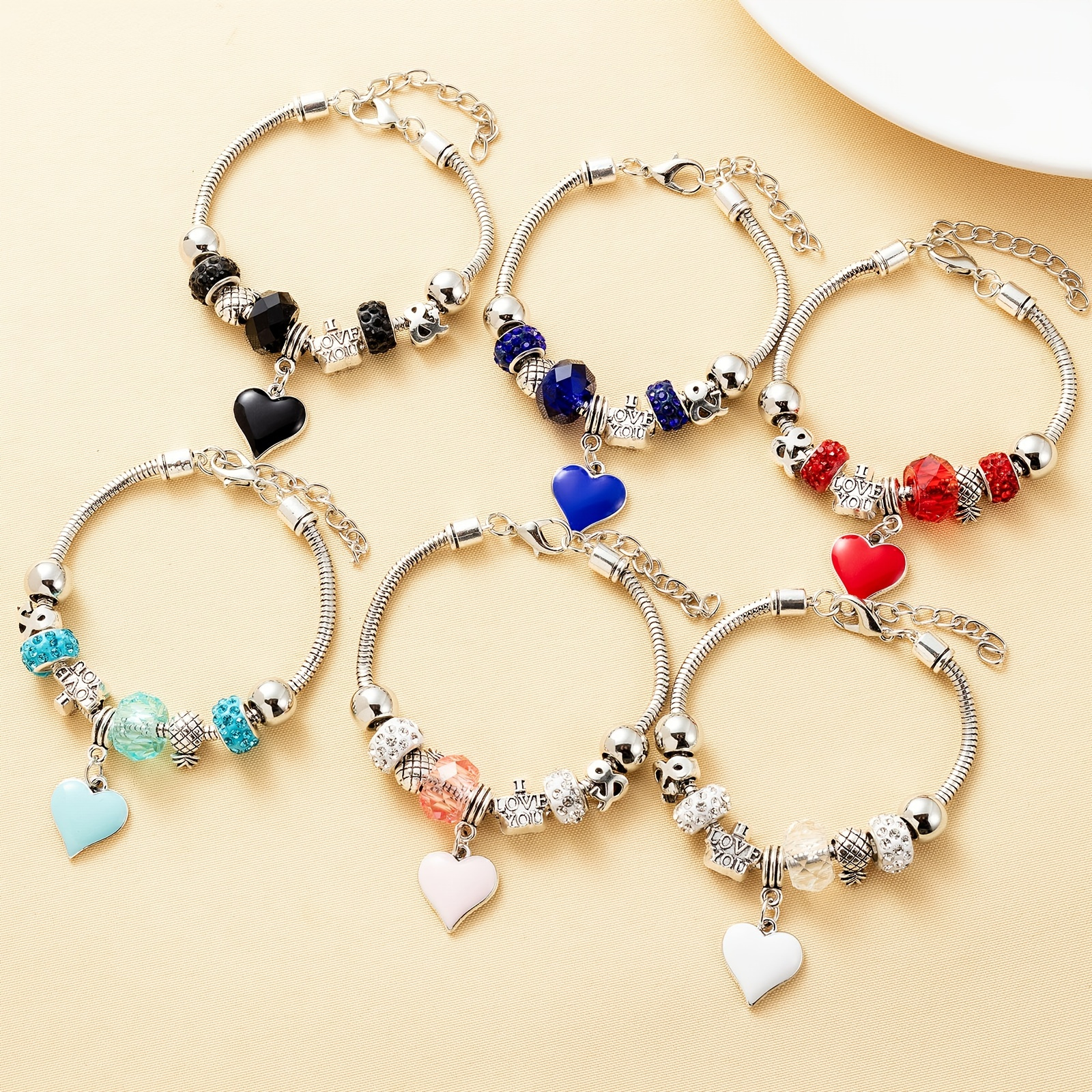 Birthstone Charm Bracelet - Temu