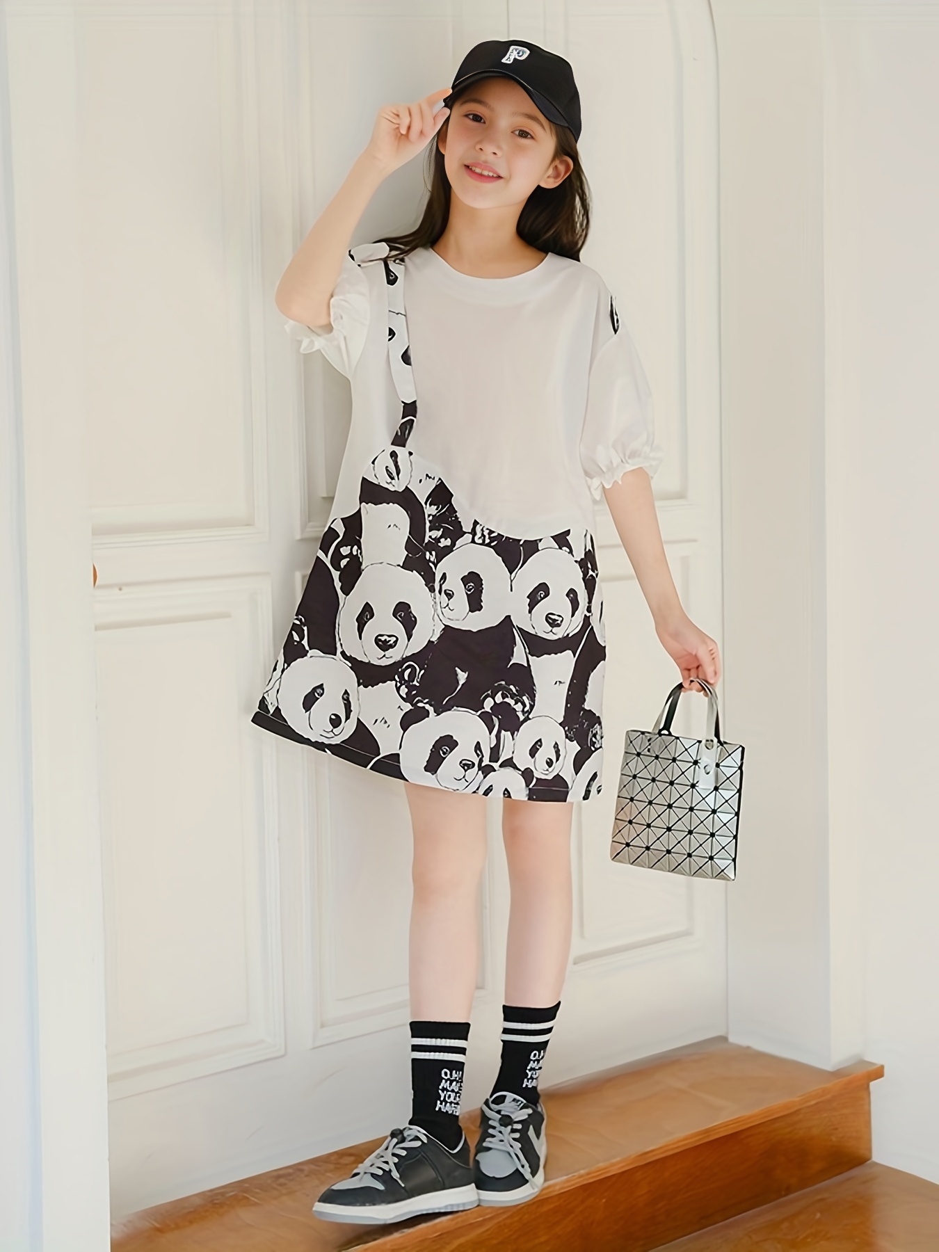 Panda print outlet dress