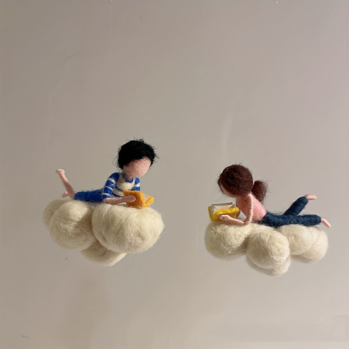 1Set DIY Fairy Needle Craft Felting Wool Felt Material Kit for Beginners  Xmas US