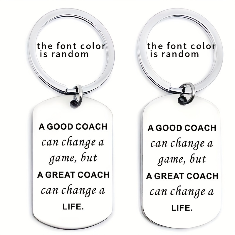  Personalized Coach Keychain Christmas Gifts for Coach A Great  Coach is Hard to Find Thank You Appreciation Key Ring Charm Tag Pendant  Gift for Great Coach Retirement : Clothing, Shoes 