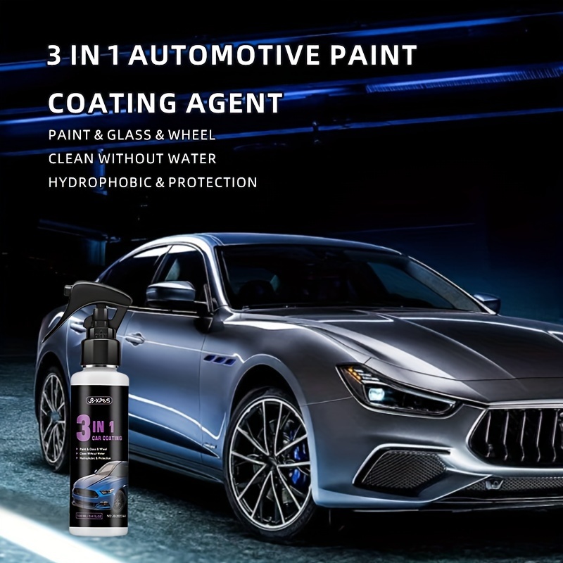 Multi-functional Coating Renewal Agent,3 in 1 Ceramic Car Coating Spray  High Protection,Car Coating Agent Spray,Coating Agent Spray,High Protection  3 in 1 Spray,Hand Spray Auto Coating Agent (1PCS) : : Coche y moto