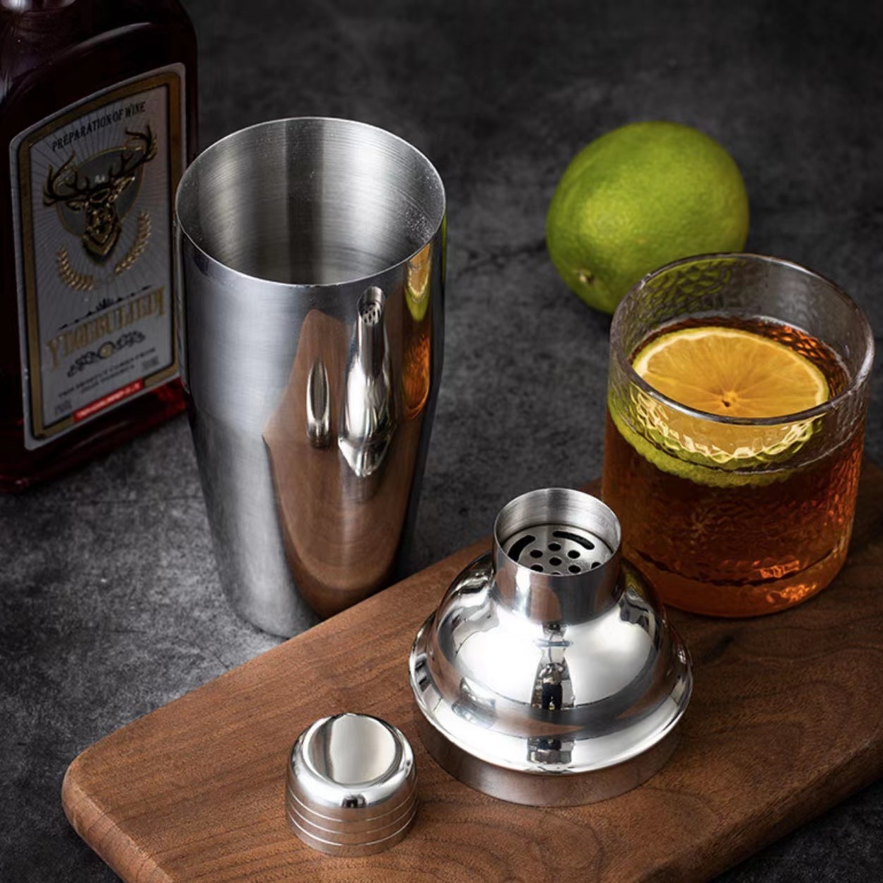 Cocktail Shaker Bar Set - Professional Margarita Mixer Drink