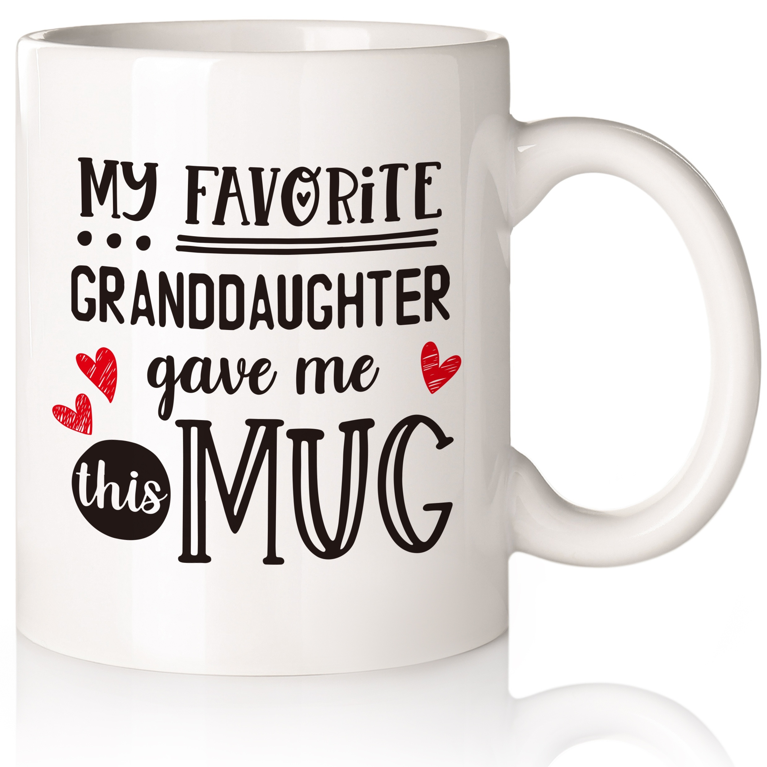 Fathers Day Great Grandpa Mug from Granddaughter Grandson, World's Most Awesome Grandpa, It's True We Checked Coffee Cup for Grandfather 11 oz, White
