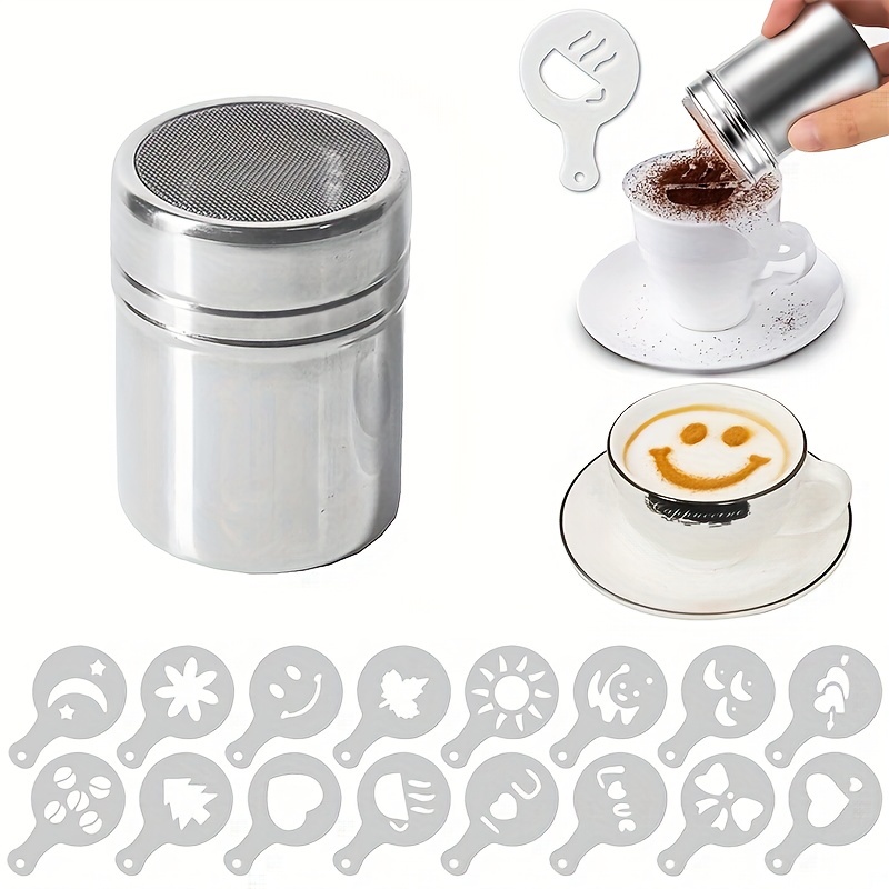 Barista Stencils Stainless Steel 6 Pcs set - Bar Objects