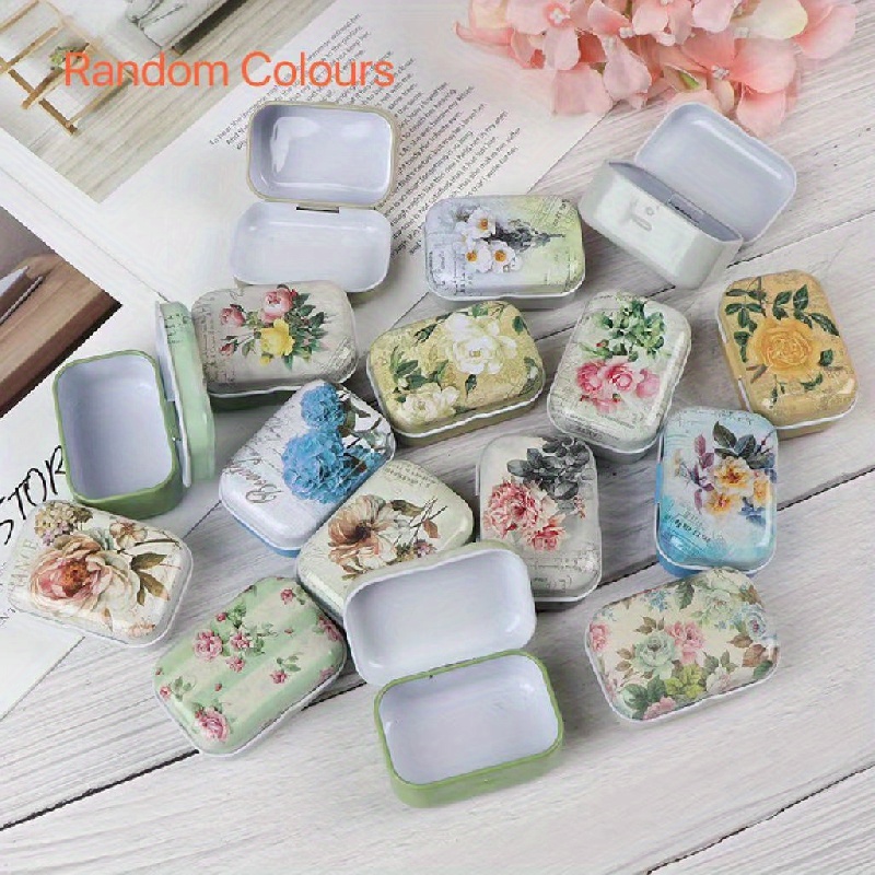 1PCS Travel Cartoon Brown Cookie Rabbit Flowers Contact Lense Container  Case Cute Women Girl Animal Color Contact Lenses Box