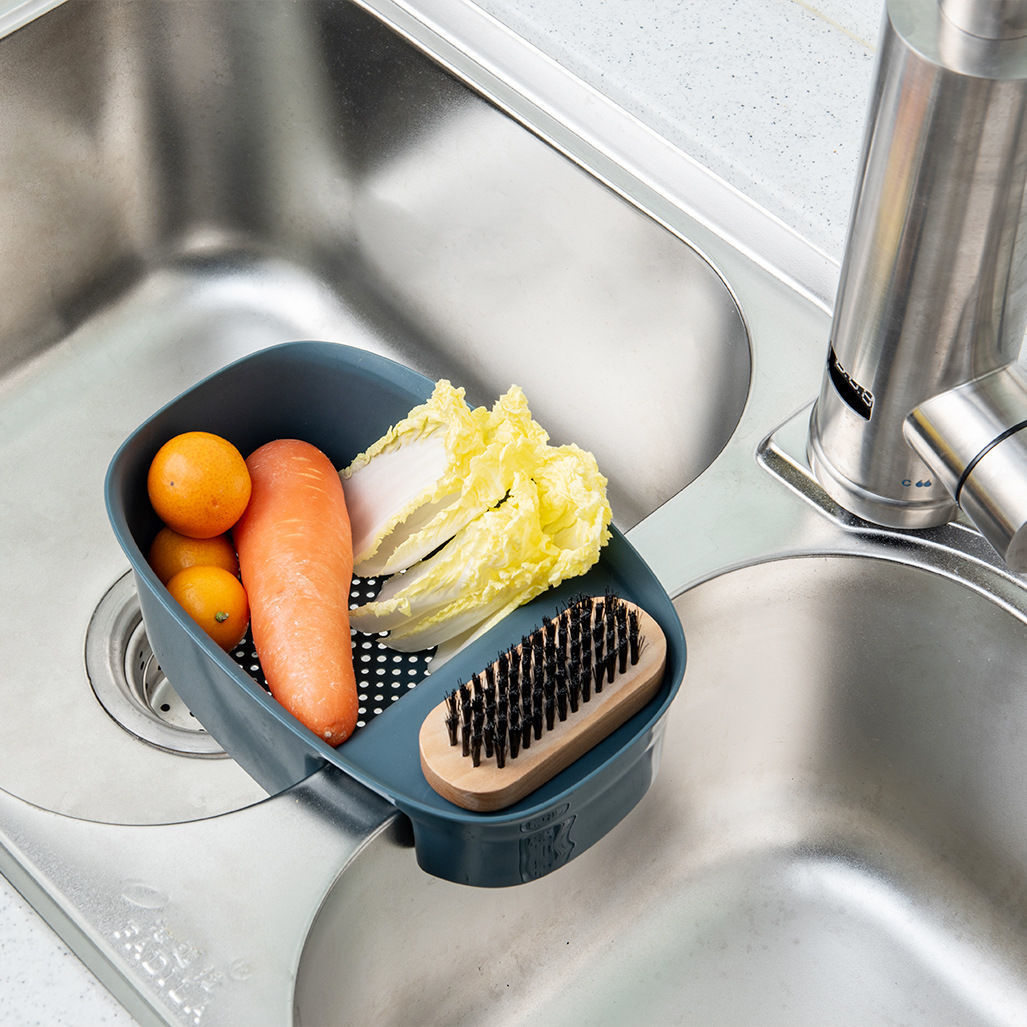 Extend Kitchen Sink Drain Basket Adjustable Sink Colander - Temu