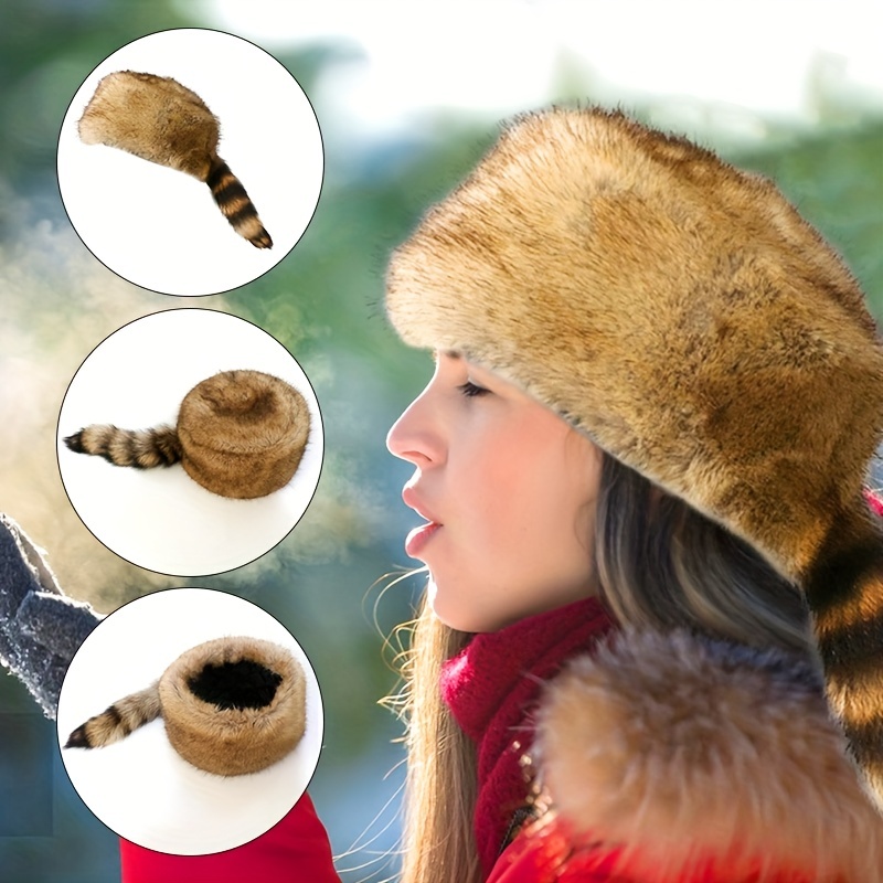 Cappello Con Lembi Copriorecchie Caldo Invernale Con Soffice Pom Pom Di  Pelliccia Per Bambini, Berretto In Maglia Antivento All'aperto Per Ragazze