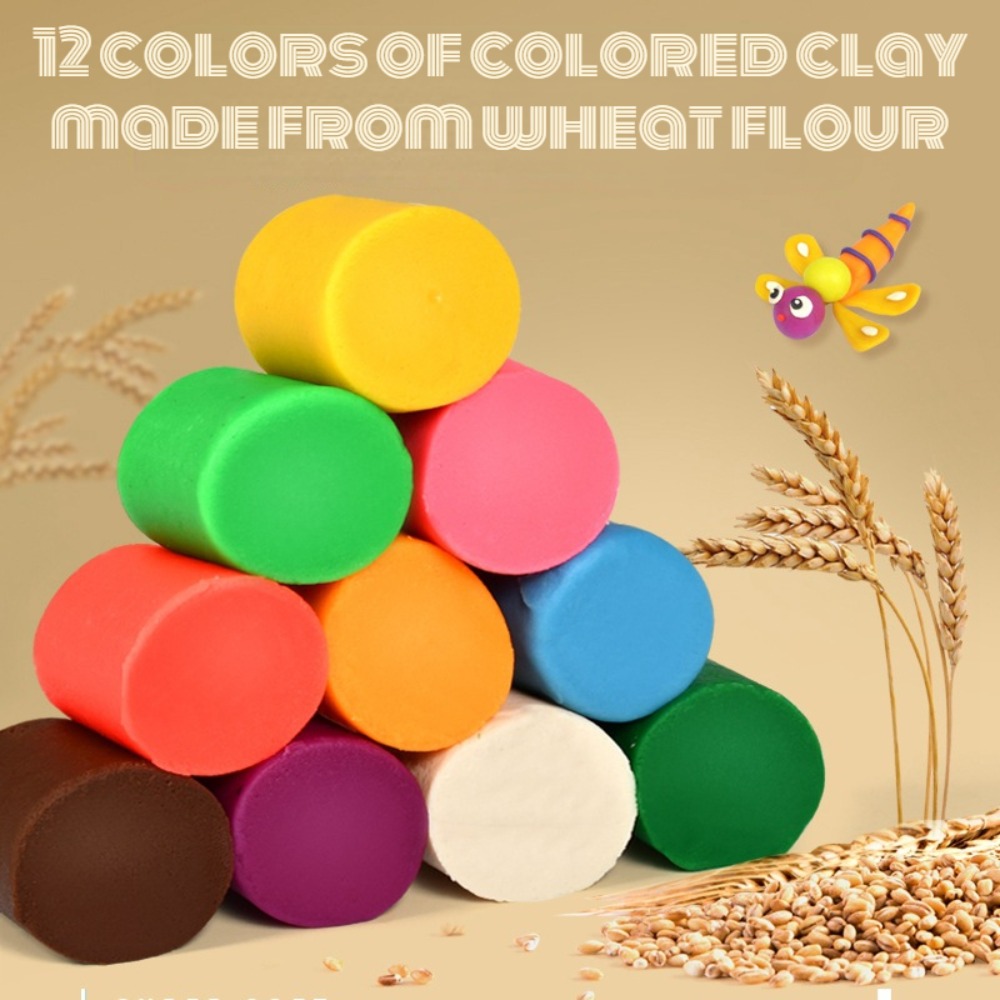 Clay Dough Tools Set Play Dough Non-toxic Modeling Dough Tool Set -  Assorted Colors - Temu