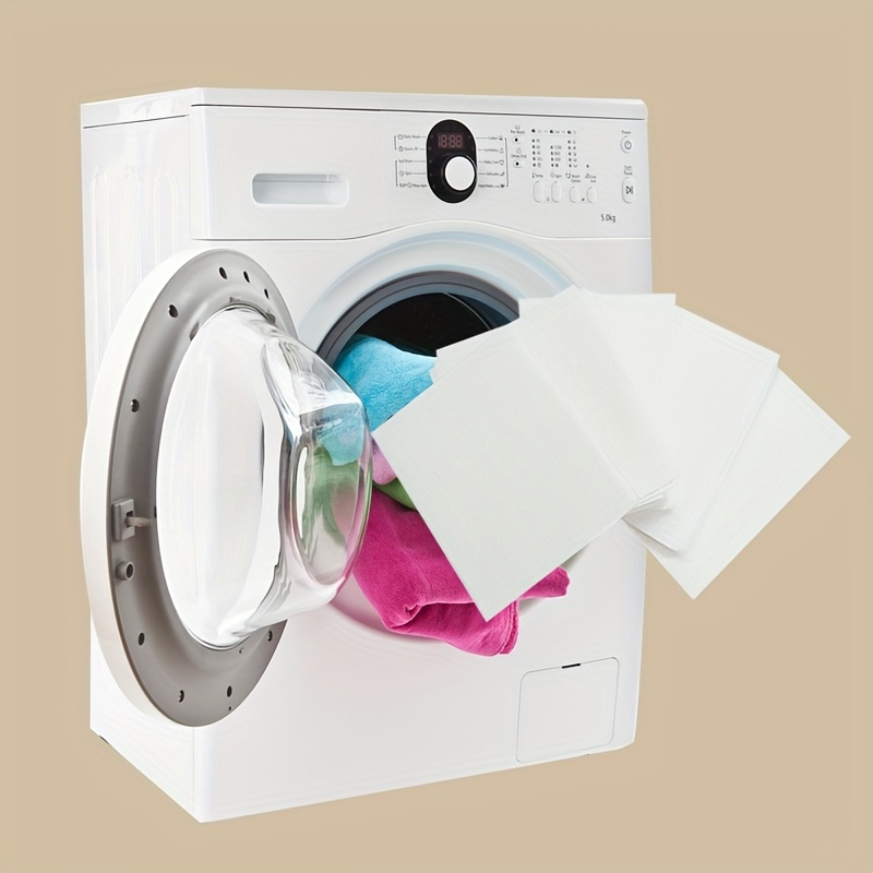 Color Laundry Catcher Detergent Washing Soap Paper Dryer Dry