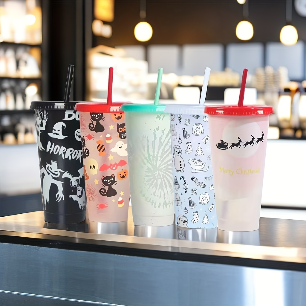 promotion Starbucks double tail reusable plastic grade cup 16oz