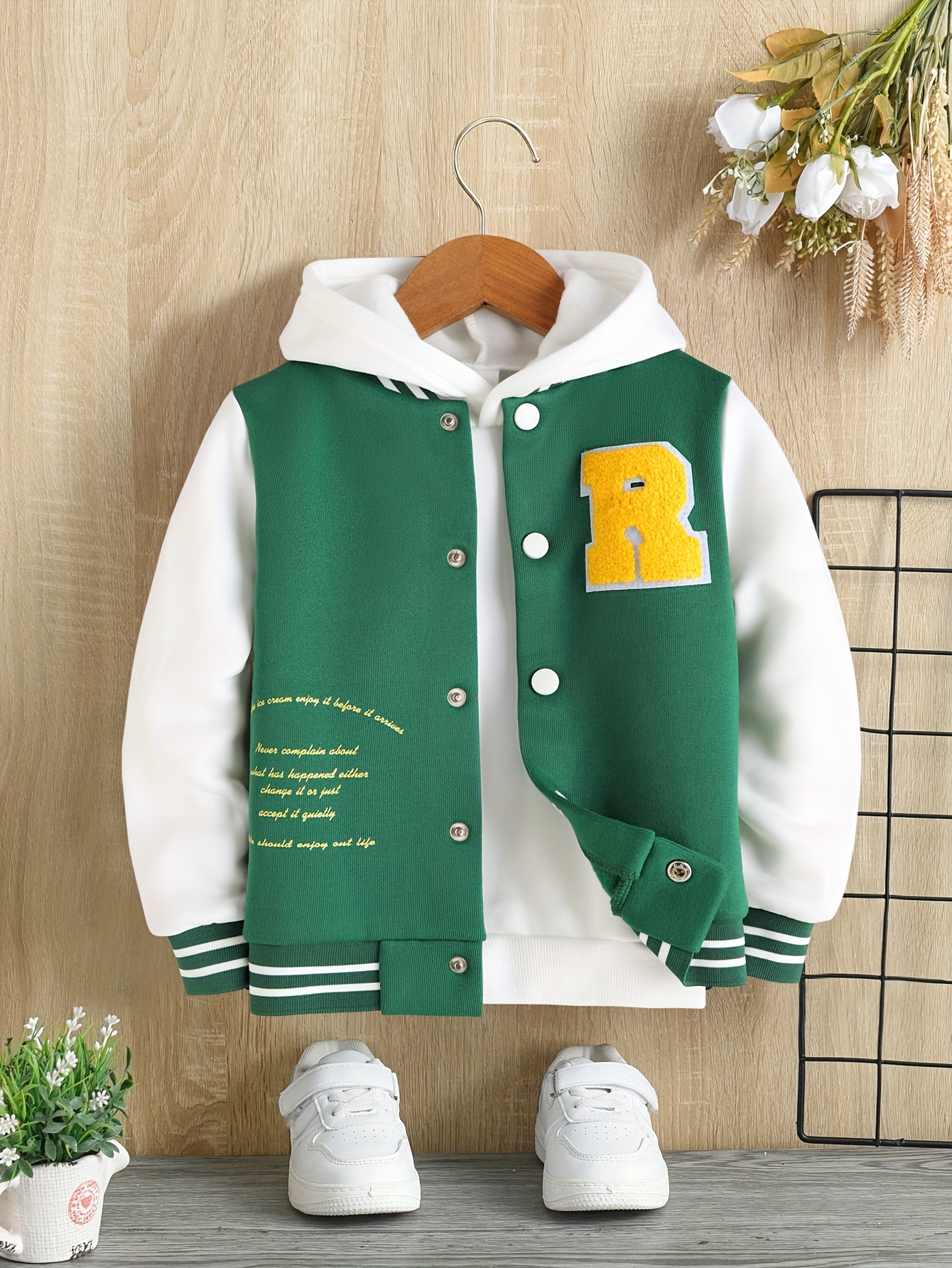 Boy Varsity Jacket Temu