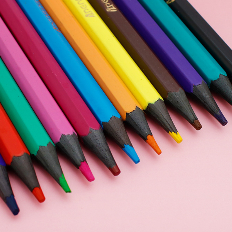  48 lápices de colores de alta calidad para colorear para  adultos, núcleos de plomo de la serie Artist Soft con colores vibrantes, lápices  de colores profesionales a base de aceite, lápices