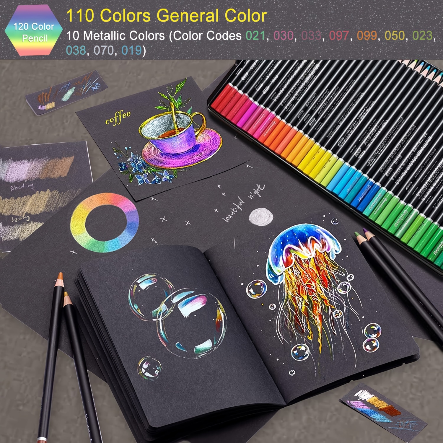 General Pencil Drawing Pencil Kit, 10 -Piece