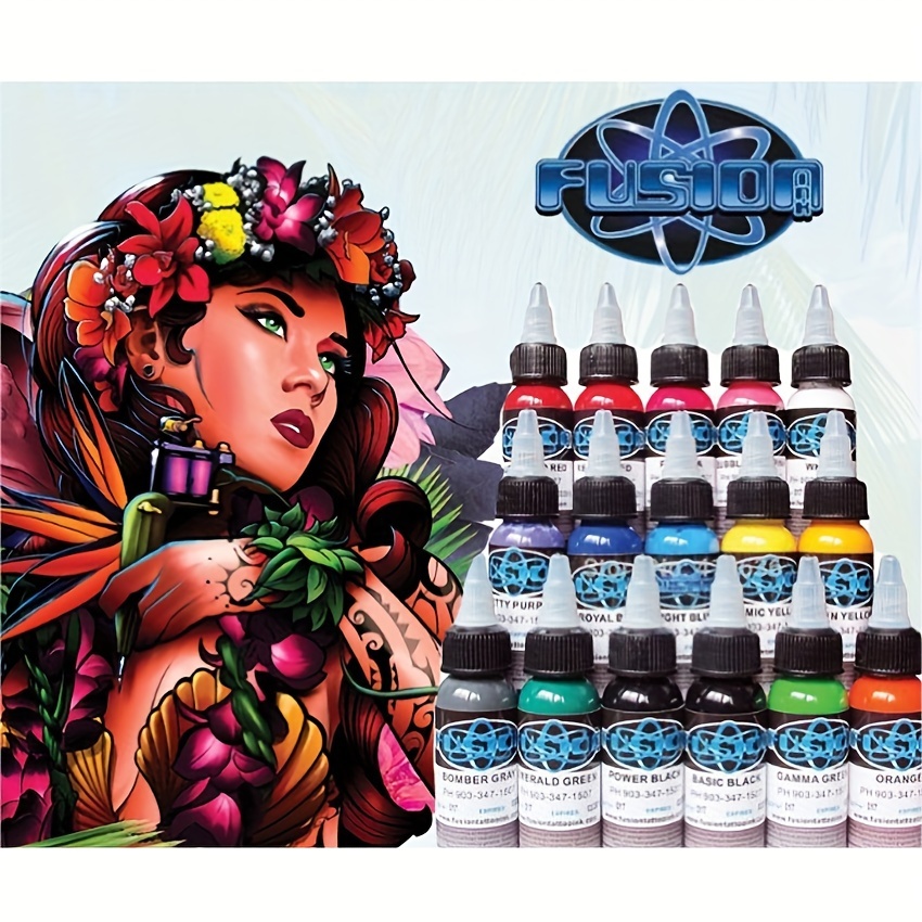 Professional 30ml pigmento del tatuaje 7 colores de tintas para tatuajes -  China Las tintas y Tattooo Tinta precio