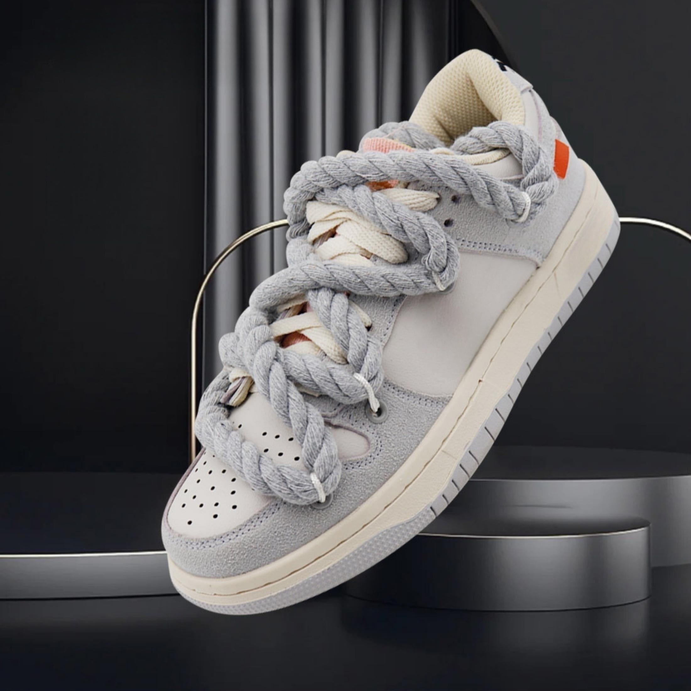2PCS Linen Shoelace Decoration Accessories Suitable for Board